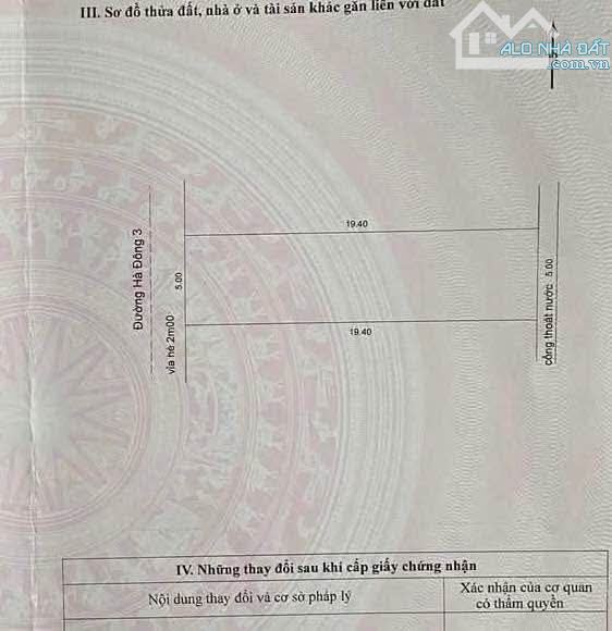 Cặp Đất đường 5m5 Hà Đông 3. Thanh Khê. S= 210m2 ngang 10m. Giá: 10.6 tỷ bợt nhẹ - 1