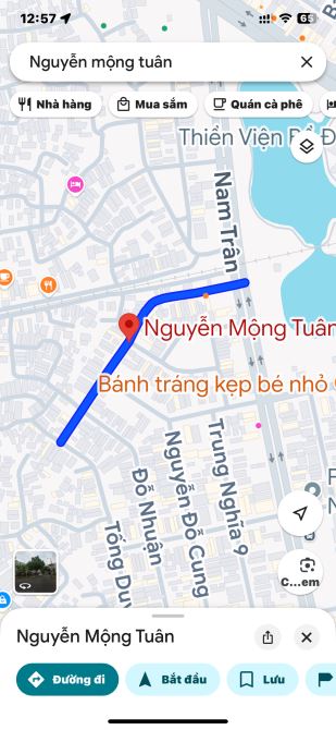 ⸻  BÁN NHÀ MẶT TIỀN NGUYỄN MỘNG TUÂN – LIÊN CHIỂU – DÃY TRỌ 5 PHÒNG – GIÁ 6 TỶ  Vị trí: M - 1