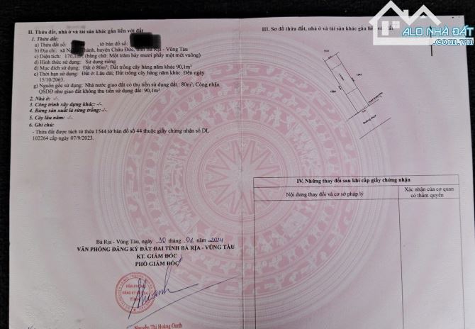 Bán đất MT quốc lộ 56 171m2 giá 1,36tỷ - 1