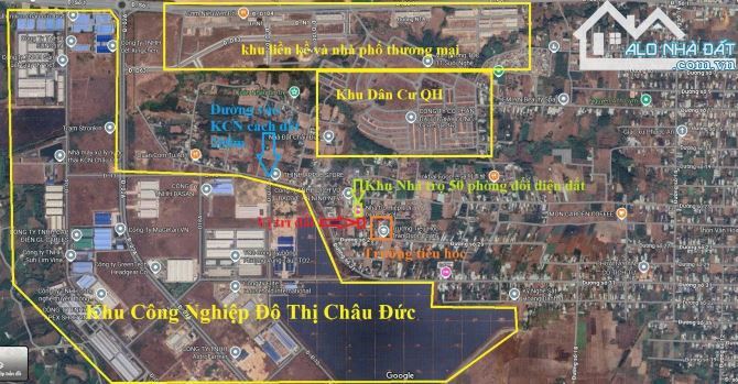 Chính chủ gửi bán lô đất 2 mặt tiền đường bê tông , NGHĨA THÀNH , CHÂU ĐỨC-TPHCM , 31x46 - 1