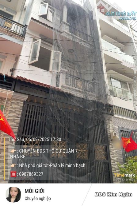Bán nhà Đào Tông Nguyên, Nhà Bè, HXH, Ngang 4x13m, 4PN, full nội thất, nhỉnh 6 Tỷ - 1
