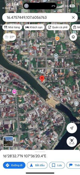 Đất 2 Mặt Tiền Nguyễn Cửu Vân_ Thủy Vân_ Tp Huế - 1