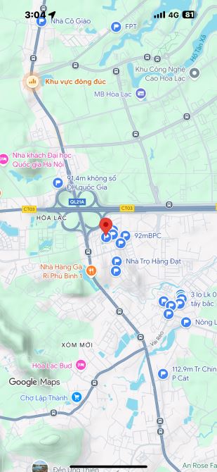 100m TĐC Bắc Phú Cát Vị Trí Trung Tâm Đẹp Nhất Hoà Lạc Gần ĐH quốc gia Gần CN gần cao tốc - 1
