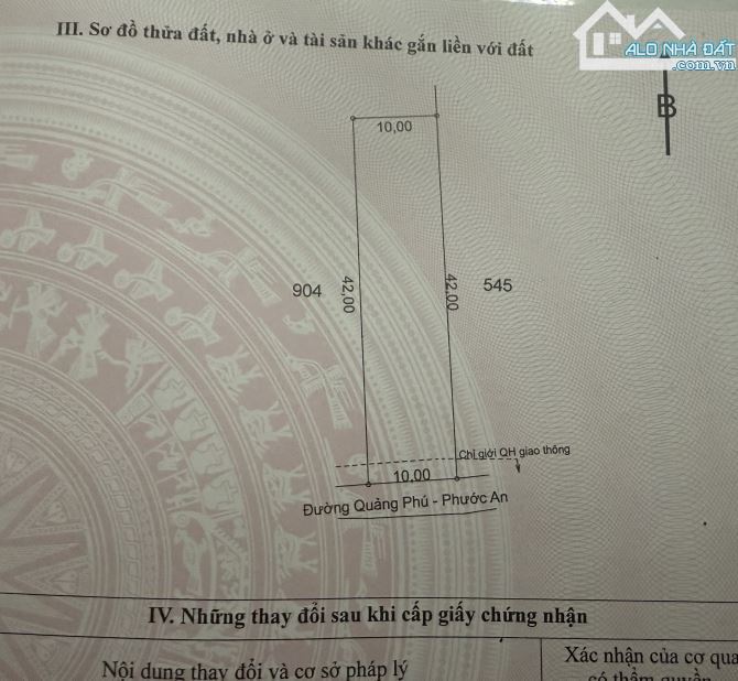 Bán đất mặt tiền QL 30m ở xã Đá Bạc, Bà Rịa- Vũng Tàu ( nay là xã Nghĩa Thành, Hồ Chí Minh - 1