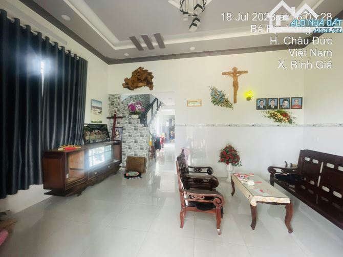 Đất khu bàn cờ Bình Giã - gần Uỷ Ban , Trường Học , 65m mặt tiền thích hợp phân lô - 1