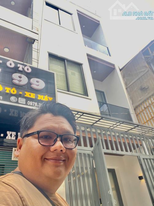 8.5 TỶ, NHÀ MỚI ĐẸP, HẺM XE TẢI 8M PHAN HUY ÍCH P15 Tân Bình, 4x15, 4 TẦNG - 1