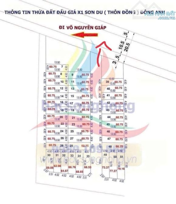 bán đất đấu giá nguyên khê- sát đại lộ võ nguyên giáp- ô tô tránh nhau - 1
