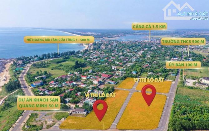 🌊 BÁN ĐẤT ĐẤU GIÁ – VỊ TRÍ VIP BIỂN CỬA TÙNG 🌊 - 2