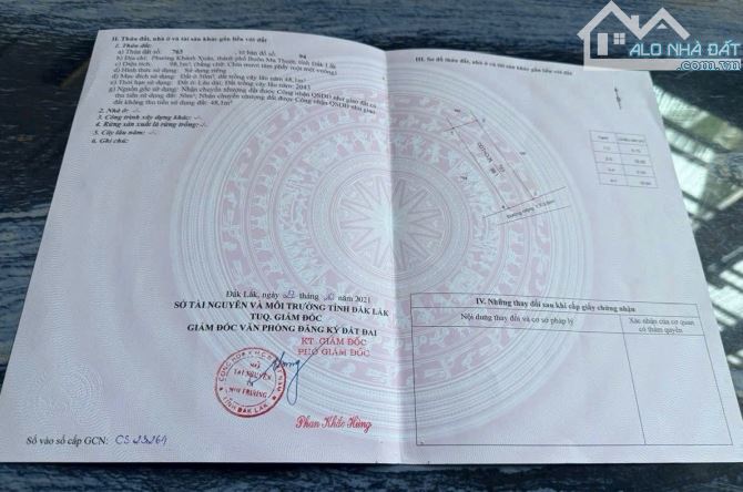 Bán đất gần chợ Duy Hoà - 850 triệu - 2