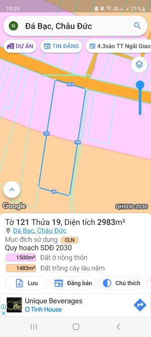 BÁN LÔ ĐẤT CỰC ĐẸP SÁT BIỆT PHỦ LÍ NHÃ KÌ VỚI DỰ ÁN LAN ANH 10 TẠI ĐÁ BẠC CHÂU ĐỨC BRVT. - 2