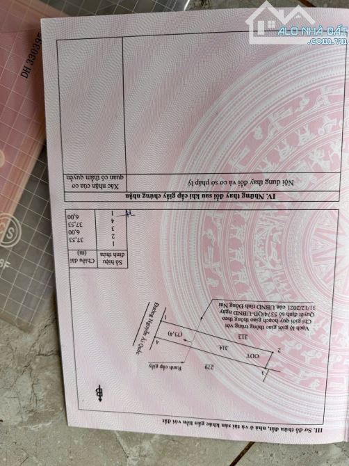 Bán đất thổ cư mặt tiền chợ QL56 trung tâm thị trấn Long Giao Cẩm Mỹ - 2