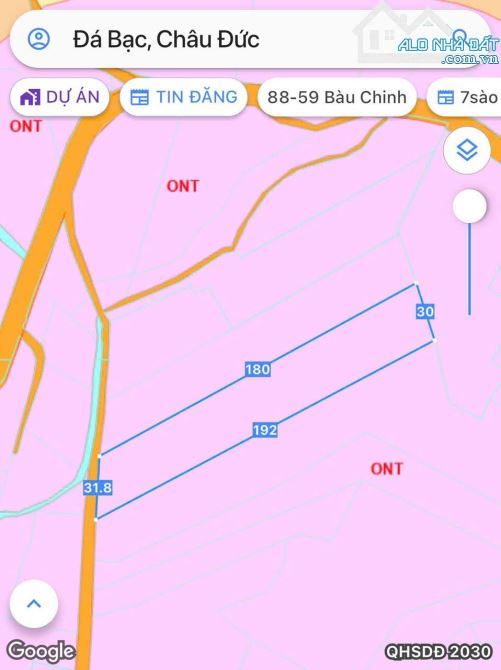 Bán khoảng 4 sào 8 (4793m2) đất Đá Bạc, huyện Châu Đức, BRVT. - 2
