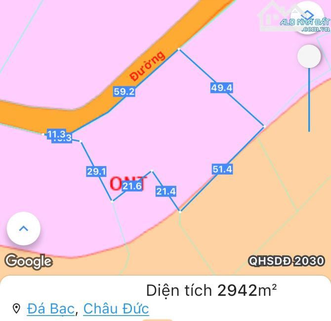 Đầu tư đất đẹp Châu Đức đừng bỏ qua lô này: 2.942m2 phủ hồng phân được 12 lô đã có bản vẽ - 2