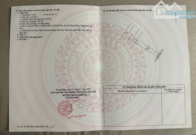 NỀN ĐẸP 3,3 TỶ XÂY TRỌ ĐƯỜNG SỐ 3 KHU TĐC MỸ KHÁNH PHONG ĐIỀN CẦN THƠ - 2