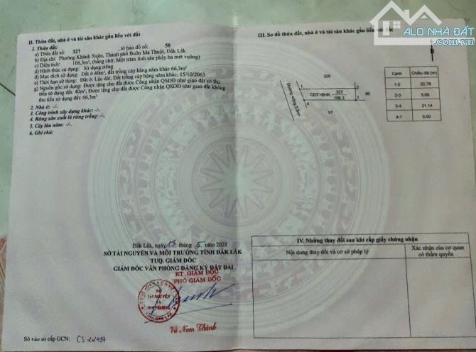 Bán đất hẻm gần trường đại học tây nguyên - 586 triệu - 3