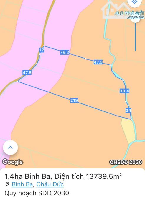 Cần bán 13.739m2 đất phủ hồng đất ở, mặt tiền đến 65m2, sẵn vườn cây, sau lưng có suối - 3