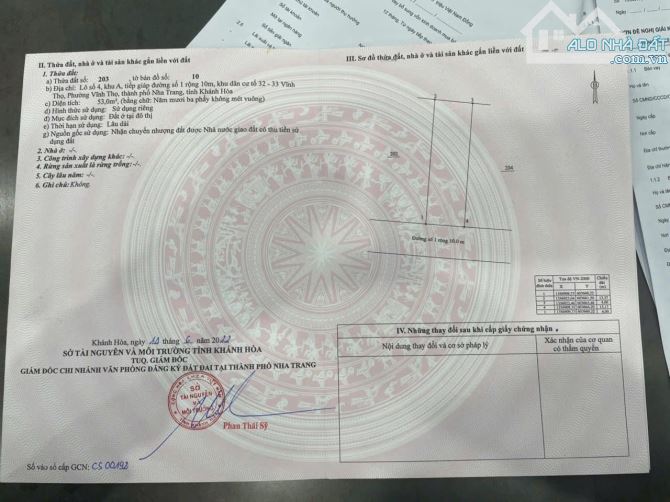 Bán Lô Đất TĐC Hòn Đỏ , Đường Rộng 20m , Cách Biển 100m giá chỉ 5 tỷ 800 triệu - 4