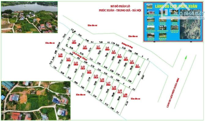 View trọn Hồ Cầu Bãi và Diều Sóc Sơn. Tại Phúc Xuân- Bắc Sơn- Sóc Sơn- Hà Nội - 4