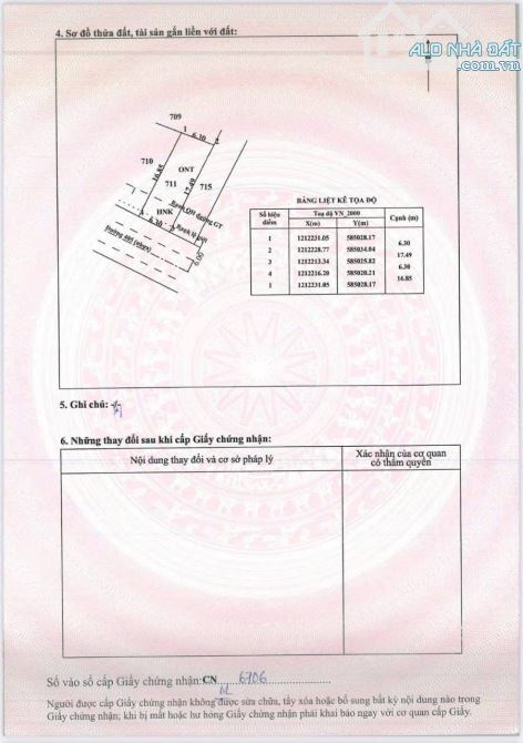 Cần bán đất mặt tiền đường nhựa 1/ Suối Lội xã Phước Vĩnh An 6.5x18 Full Thổ Cư xây dựng - 4