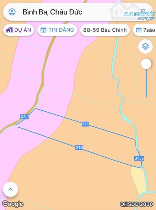 Bán khoảng 7 sào 7 (7701m2) đất Bình Ba, huyện Châu Đức, BRVT. - 4