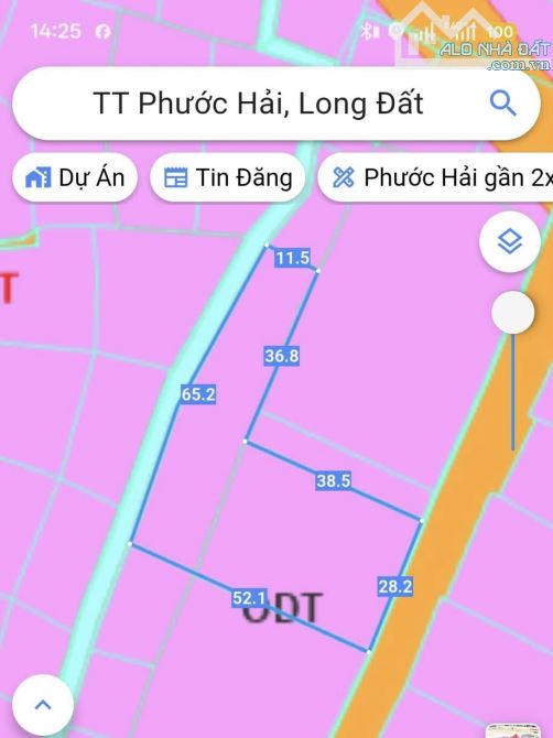 HƯỚNG ĐÔNG NAM-View lúa và núi yên bình-Dt:2000m2-có 28m mặt tiền-nở hậu 65m-200 thổ cư - 4