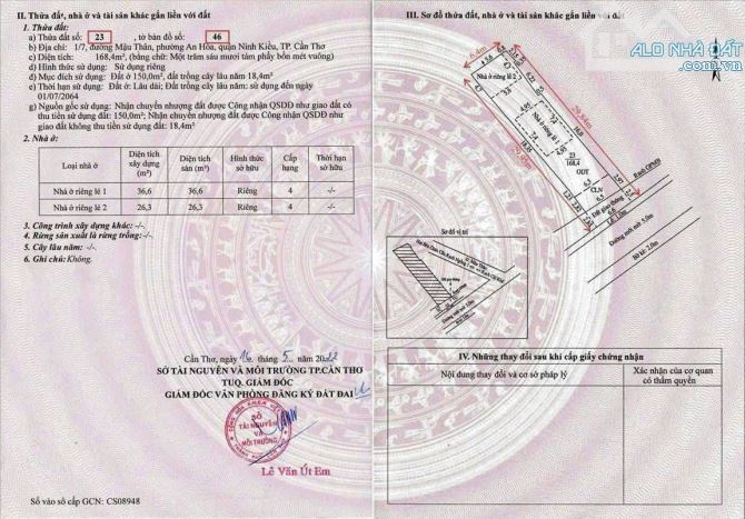 ĐẤT 7,6 TỶ MẶT TIỀN ĐƯỜNG LÊ ANH XUÂN (đối diện Hoa Viên Thành Đạt),TP CẦN THƠ - 4