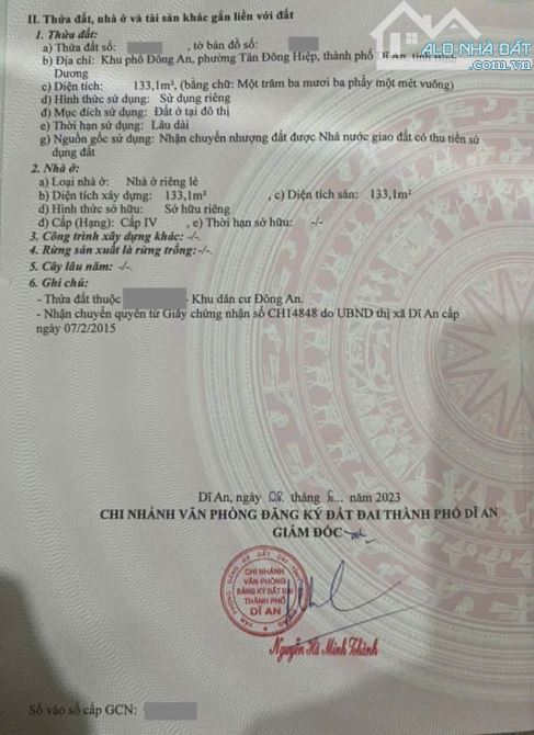 Đất mặt tiền kdc  Đông An, phường Tân Đông Hiệp, Tp Dĩ An - 5