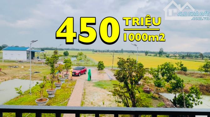 1000m2 (450tr) đất xây homestay, lập vườn view đẹp - 4