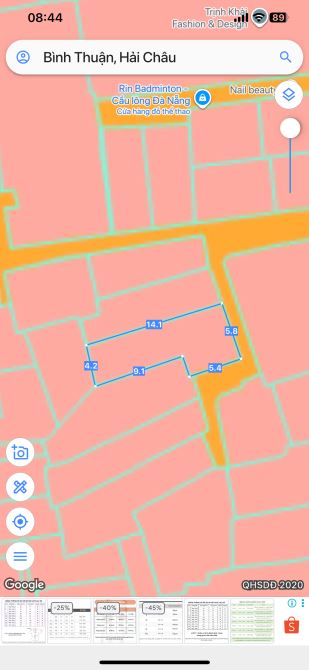 Bán nhà 2 tầng hẻm 442 Hoàng Diệu,Bình Thuận,Hải Châu 67m2 giá 3,9 tỷ