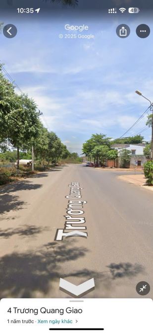 Đất Mặt Tiền Trương Quang Giao Phường Tân An   - Diện tích : 11,5m x 25 , đất ỏ 100 %  - t