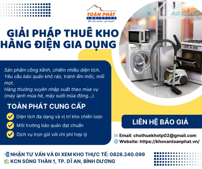 Toàn Phát Logistics - Giải quyết bài toánđau đầu của doanh nghiệp điện máy - điện gia dụng