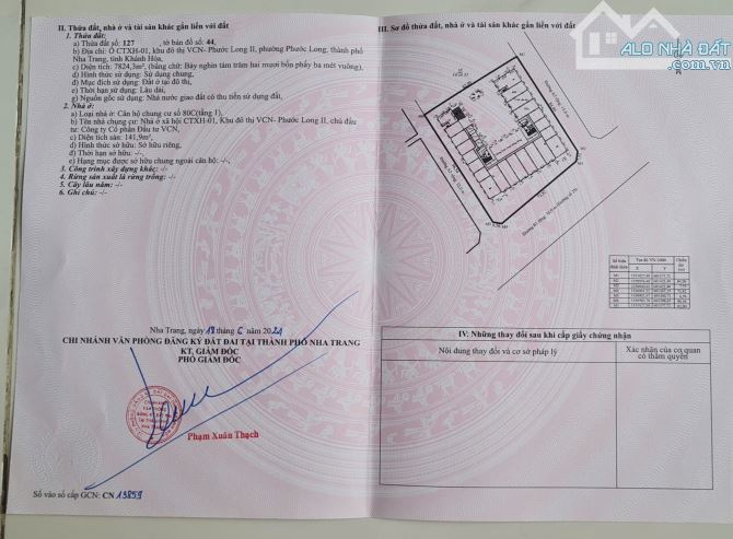 CẦN BÁN SHOPHOUSE  ĐƯỜNG A3 VCN PHƯỚC LONG 2 - 6.3Tỷ
