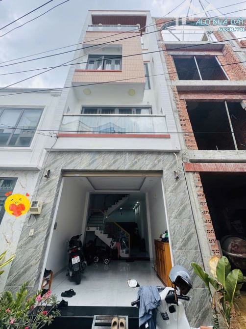 Bán gấp nhà 4 tầng  Phan Huy ích  P12  Gò Vấp  Hẻm 6m  4x13m  Giá 6.89tỷ
