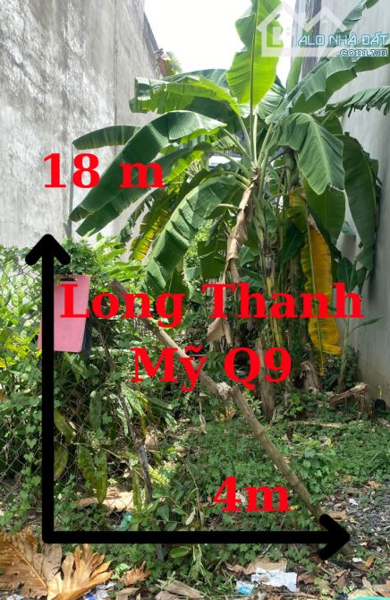 ĐẤT 72M² – LONG THẠNH MỸ Q9 – HẺM XE HƠI – GIÁ CHỈ 3.6 TỶ