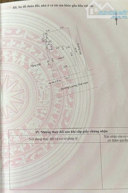Cần bán gấp căn nhà 2 tầng mặt tiền Đường Lương Thế Vinh, Thọ Quang , Sơn Trà, Tp Đà Nẵng