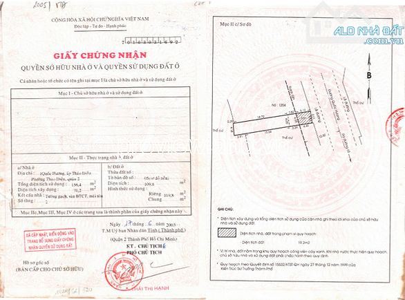 Bán nhà mặt tiền Quốc Hương, Thảo Điền, 109.8m2 đất, 2 tầng, giá 31 tỷ