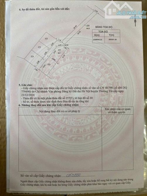 💥 Lô ĐẤT nhỏ xinh Khuôn tiền xã Tự Nhiên -Thường Tín - HÀ NỘI 👉Giá rẻ nhất khu vực 👉 Ko