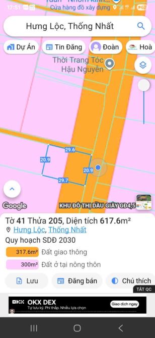 đất thổ cư hơn 600m2 mặt tiền đường ấp hưng nghĩa giá rẻ