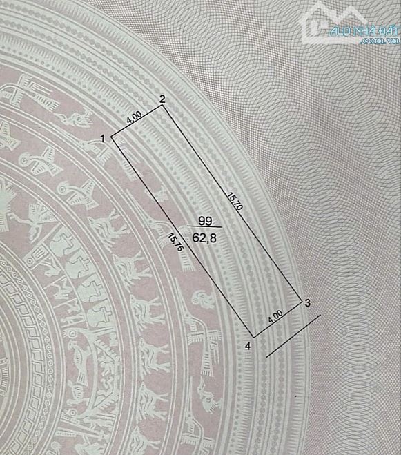 Bán đất Đông Mỹ, Thanh Trì 63m2, sổ hoa hậu, giá 4,05 tỷ