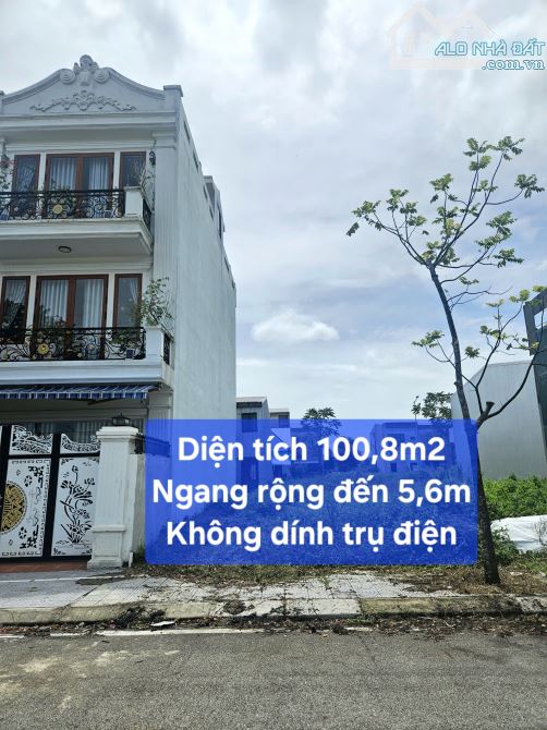 Bán đất KQH Hương Sơ, View kênh xanh mát, ngang rộng 5,6m - Hàng xóm biệt thự
