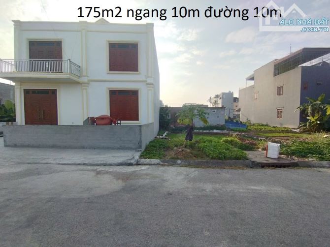 Siêu Phẩm 175m2 ngang 10m Bùi Phổ,Tân Thành,Dương Kinh đường rộng 10m gần ngay trường học