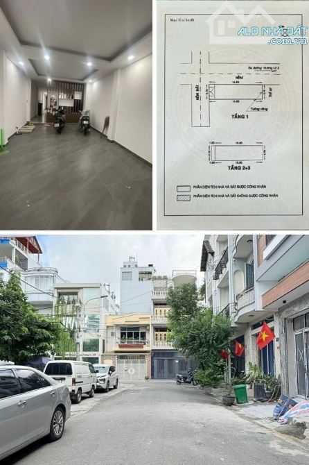 SIÊU PHẨM KHÔNG NGOA - 2 mặt thoáng, xe hơi ngủ nhà, vuông, 60m2 không LG, 3 tầng -