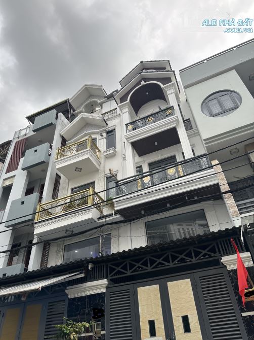 Nhà 4tầng tặng nội thất - đường PHẠM VĂN CHIÊU Phường 9; hẻm ôtô 1sẹc N4.2x16.5m