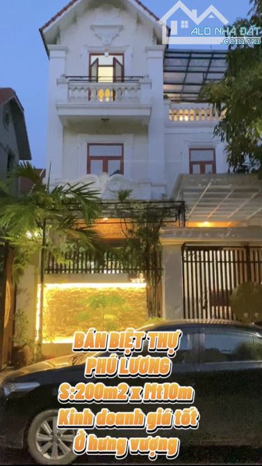 ✅ BÁN BIỆT THỰ PHÚ LƯƠNG 200M² X MT 10M – NỘI THẤT CHÂU ÂU – GIÁ 41 TỶ