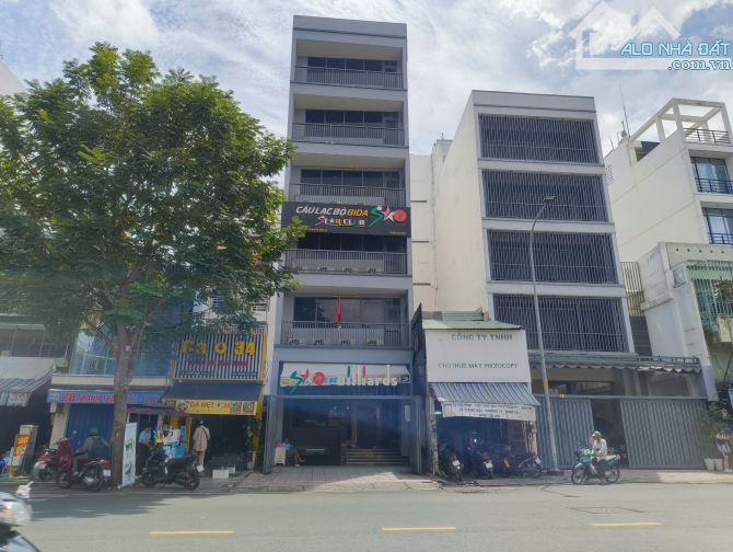 HOT- MẶT TIỀN THÀNH THÁI - 7M X 30M, NỞ HẬU 11M- HẦM 6 TẦNG, THANG MÁY- PHƯỜNG 12, QUẬN 10