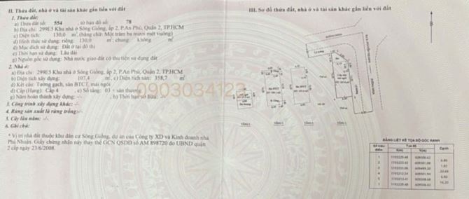 Chủ gửi BÁN CĂN GÓC MẶT TIỀN 181 THÂN VĂN NHIẾP QUẬN 2, sổ hồng 3 tầng st, + HĐ thuê 60tr - 11