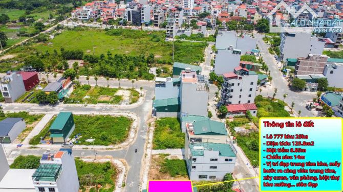 Bá,n Đất Vân Canh - Hoài Đức, 125.8m². Mặt Tiền 8.85m, Khu phân lô công đỗ cửa có vỉa hè. - 11