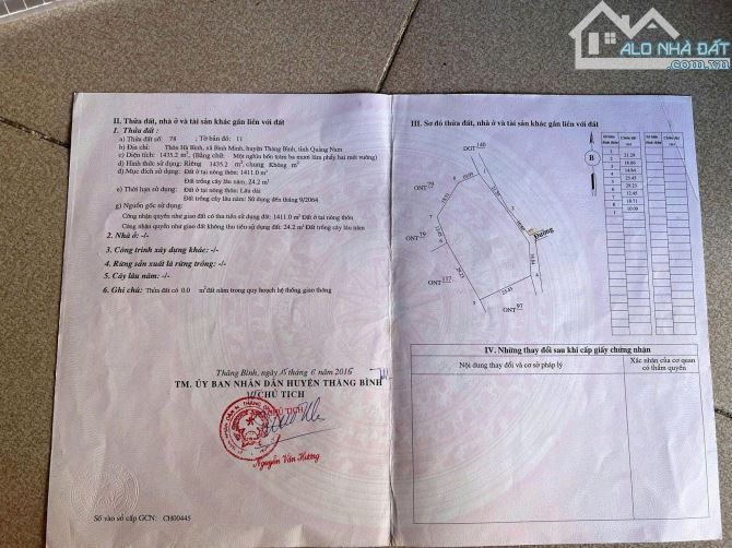 📌📌📌LÀM VIỆC TRỰC TIẾP GIÁ TỐT !!!BÁN Lô đất sát biển xã Bình Minh - 1