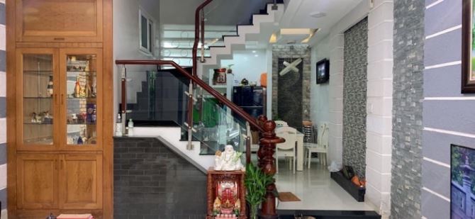 CHỦ NHÀ GIẢM GIÁ CẦN BÁN GẤP NHÀ 1 TRỆT 2 LẦU -ST - NGANG 5M - 59M2-TẶNG NỘI THẤT - 1