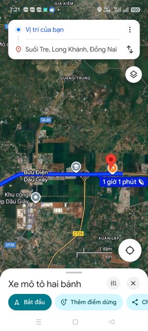 BÁN ĐẤT SUỐI TRE LONG KHÁNH - VỊ TRÍ VÀNG GẦN QL1A & CAO TỐC LONG THÀNH - SỔ SẴN SANG TÊN - 1